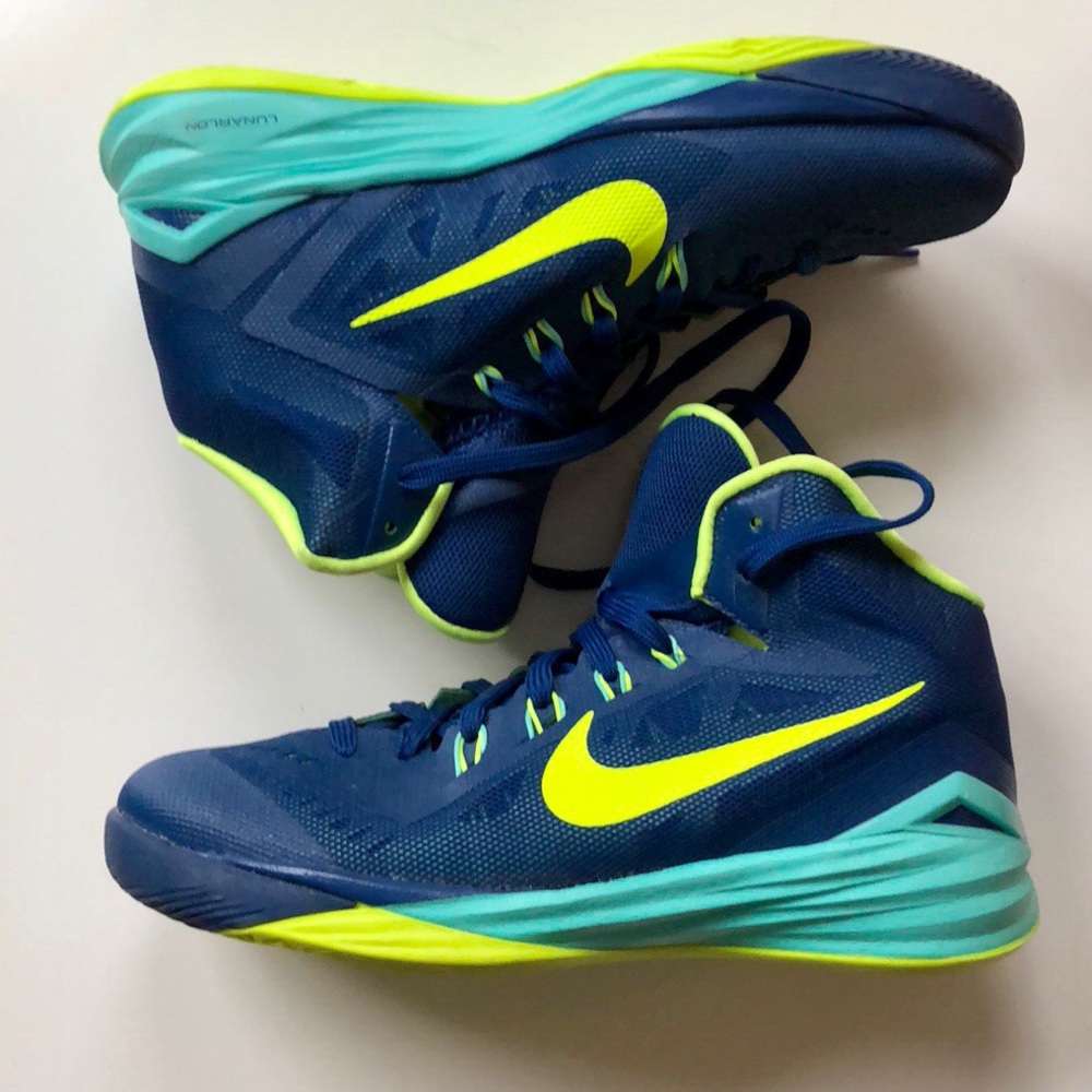 Nike Royal Hyperdunk Lunarlon Sneakers